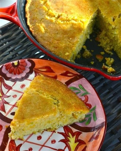 cheese-and-green-chile-cornbread-a-southern-soul image