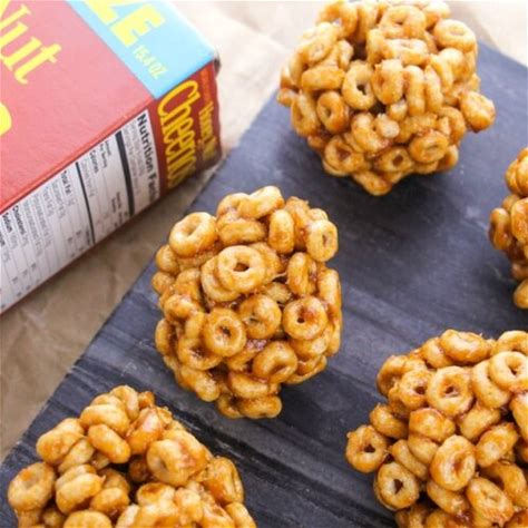honey-nut-cheerio-balls-peanut-butter-cheerio-treats image