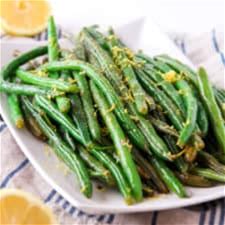 lemon-green-beans-recipe-with-garlic-and-pepper image