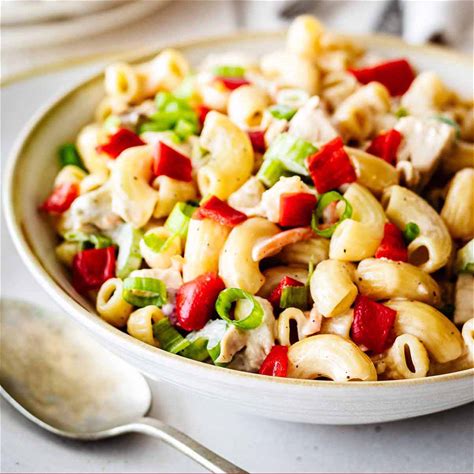 chicken-macaroni-salad-easy-tasty-recipe-heavenly image