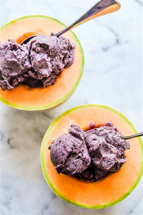vegan-blueberry-ice-cream-in-cantaloupe-this image