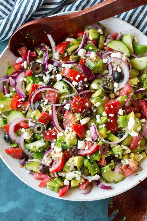best-greek-salad-with-avocado-cooking-classy image