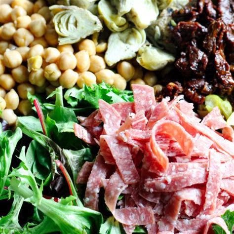 italian-salad-with-chickpeas-and-salami-milk-free image