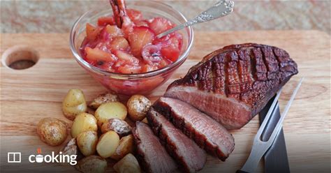 easy-chinese-tea-smoked-duck-breasts-with-plum-sauce image
