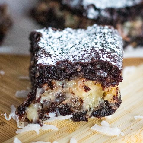 mounds-brownies-dark-chocolate-and-coconut image