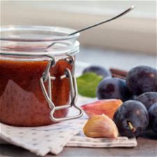 plum-sauce-with-fresh-plums-savory-spicy-sweet image