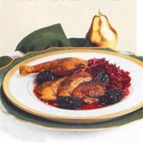 roast-duck-with-prunes-and-wine-braised image
