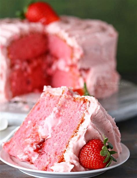 easy-strawberry-cake-recipe-taste-of-the-frontier image