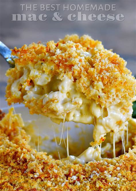 the-best-homemade-baked-mac-and-cheese image