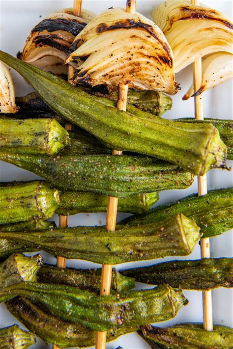 the-best-grilled-okra-recipe-easy-dinner-ideas image