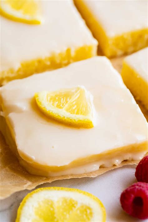 lemon-sheet-cake-with-lemon-glaze-the-food image