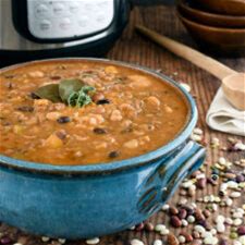 instant-pot-bean-soup-easy-delicious-thecookful image