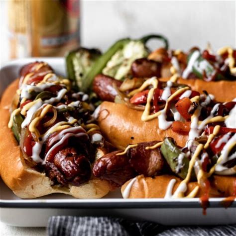 bacon-wrapped-hot-dogs-cooking-with-cocktail-rings image