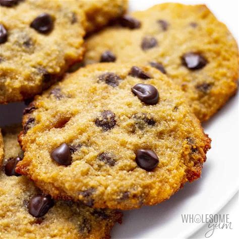 coconut-flour-chocolate-chip-cookies-wholesome image
