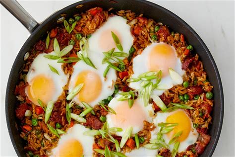 breakfast-fried-rice-with-bacon-kitchn image