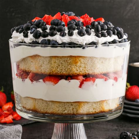 berry-trifle-with-angel-food-cake-great-for-july-4th image