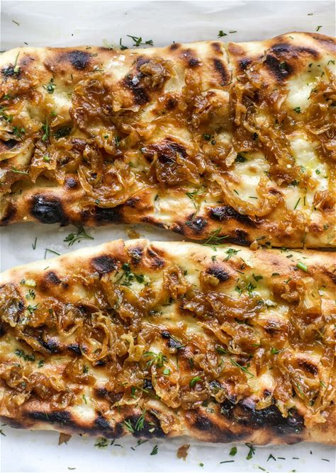 caramelized-onion-and-garlic-butter-grilled-focaccia image
