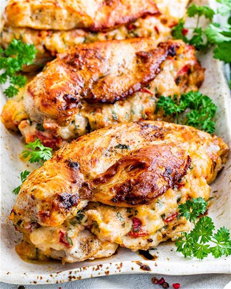 roasted-peppers-and-asiago-stuffed-chicken-breasts image