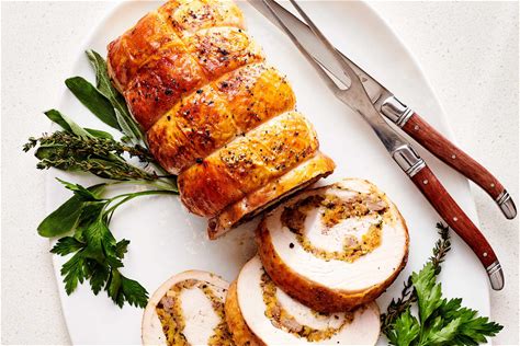 turkey-roulade-recipe-with-stuffing-kitchn image