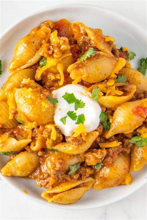 easy-taco-pasta-recipe-one-pot-easy-dinner-ideas image