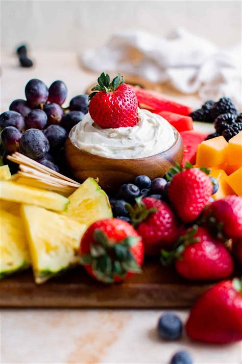 cream-cheese-fruit-dip-plus-fruit-board-the-cookie image