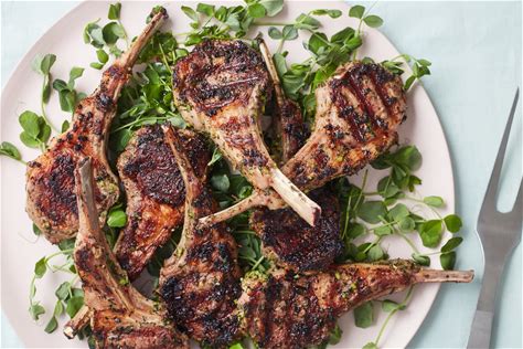 grilled-lamb-chops-recipe-with-herb-sauce-kitchn image