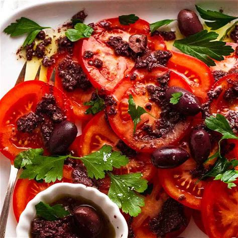 tomato-salad-with-olive-tapenade-very-french image