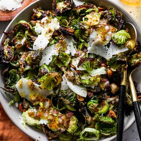 raw-and-roasted-brussels-sprouts-salad image