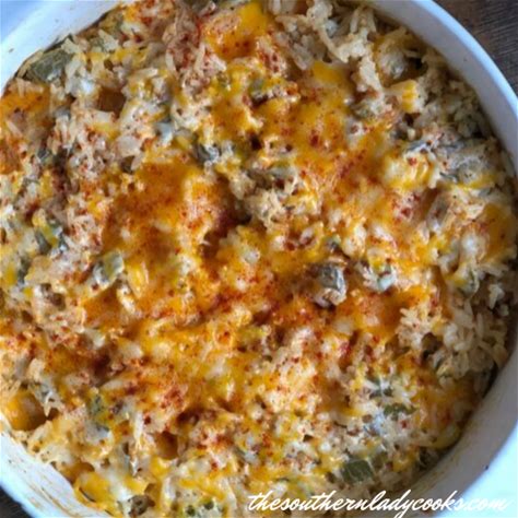 cheesy-green-chile-rice-the-southern-lady-cooks image