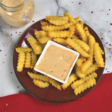 sriracha-dipping-sauce-for-french-fries-my-creative image
