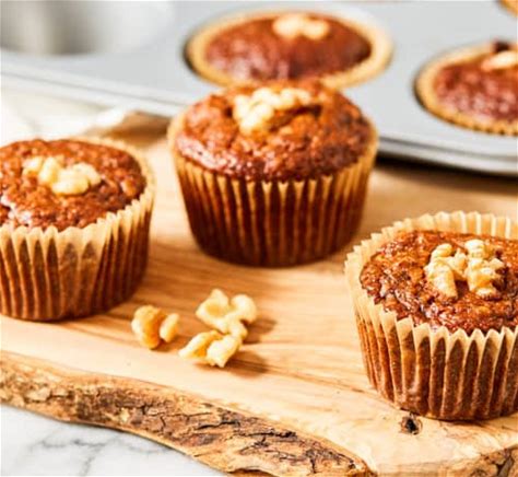 best-healthy-banana-bread-muffins-easy image