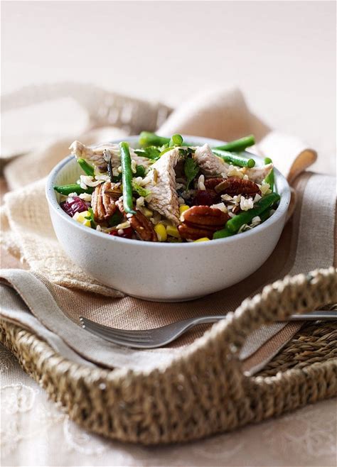 turkey-and-wild-rice-pilaf-with-pecans-and-cranberries image