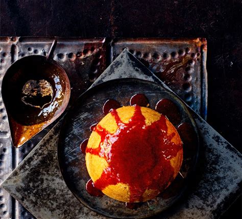 blood-orange-syrup-pudding-olivemagazine image