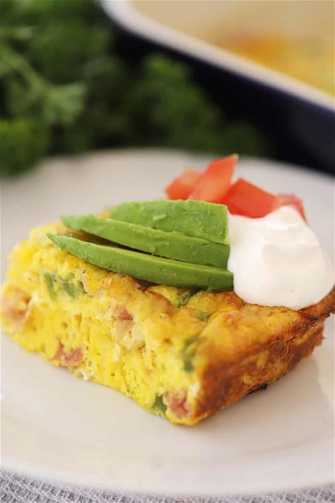 easy-baked-denver-omelet-breakfast-casserole image