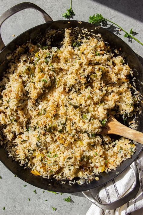 garlic-fried-rice-with-swiss-chard-garden-in-the-kitchen image