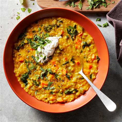 red-lentil-soup-with-saffron-eatingwell image
