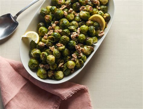 roasted-brussels-sprouts-with-walnuts-and-lemon image