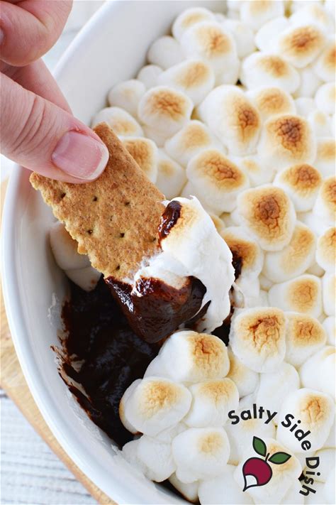 gooey-smores-dip-with-toasted-marshmallows-salty image
