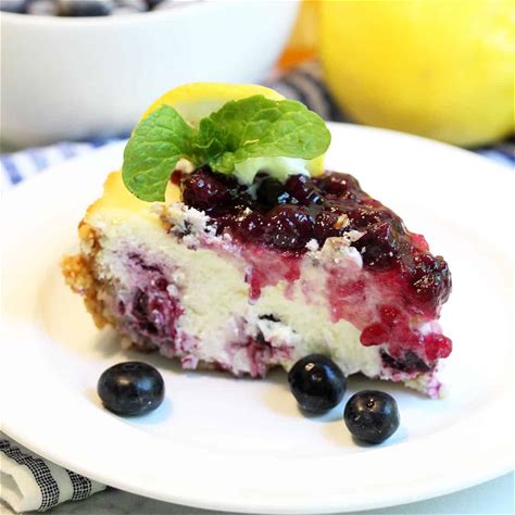 lemon-blueberry-cheesecake-with-almond-crust-2 image