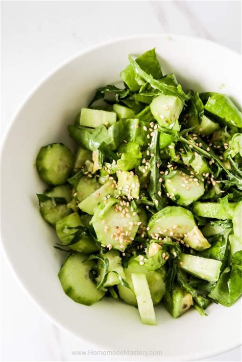 cucumber-avocado-and-arugula-salad-homemade image