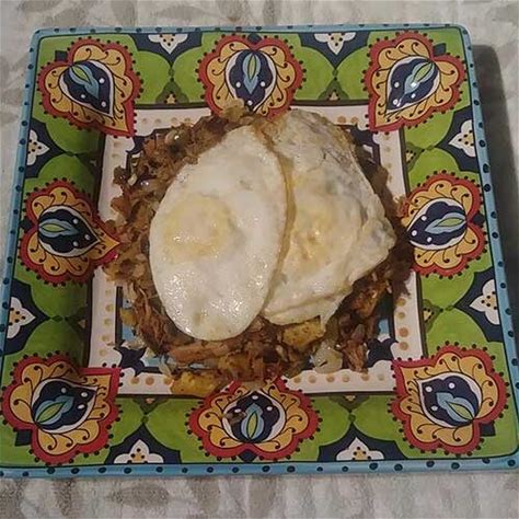 pulled-pork-and-plantain-breakfast-hash-hispanic image