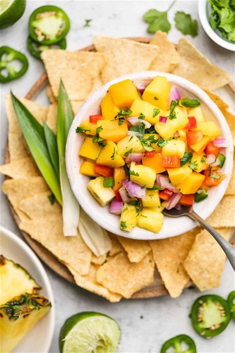 easy-pineapple-mango-salsa-recipe-erin-lives-whole image