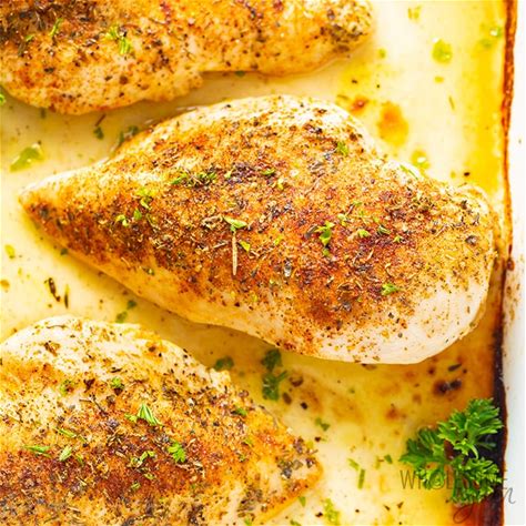 baked-chicken-breast-super-juicy-easy image