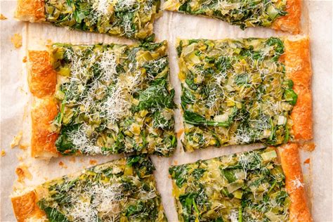 caramelized-leek-spinach-and-goat-cheese-tart image