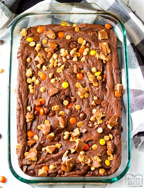 reeses-chocolate-dump-cake-butter-with-a-side image