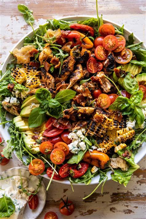 summer-chicken-salad-with-hot-bacon-dressing image