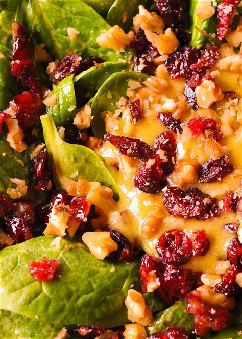 cranberry-walnut-and-spinach-salad-in-honey-mustard image
