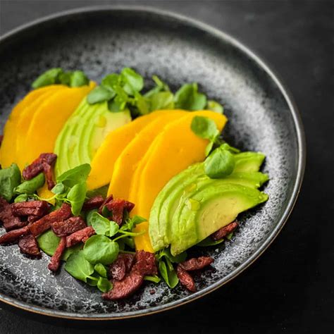 mango-avocado-salad-with-crispy-chorizo-the image