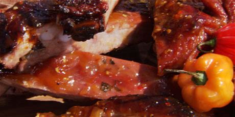 slow-cooked-pork-baby-back-ribs-with-guava-glaze-food image
