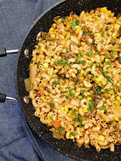 easy-one-pot-american-goulash-with-corn-foodle-club image